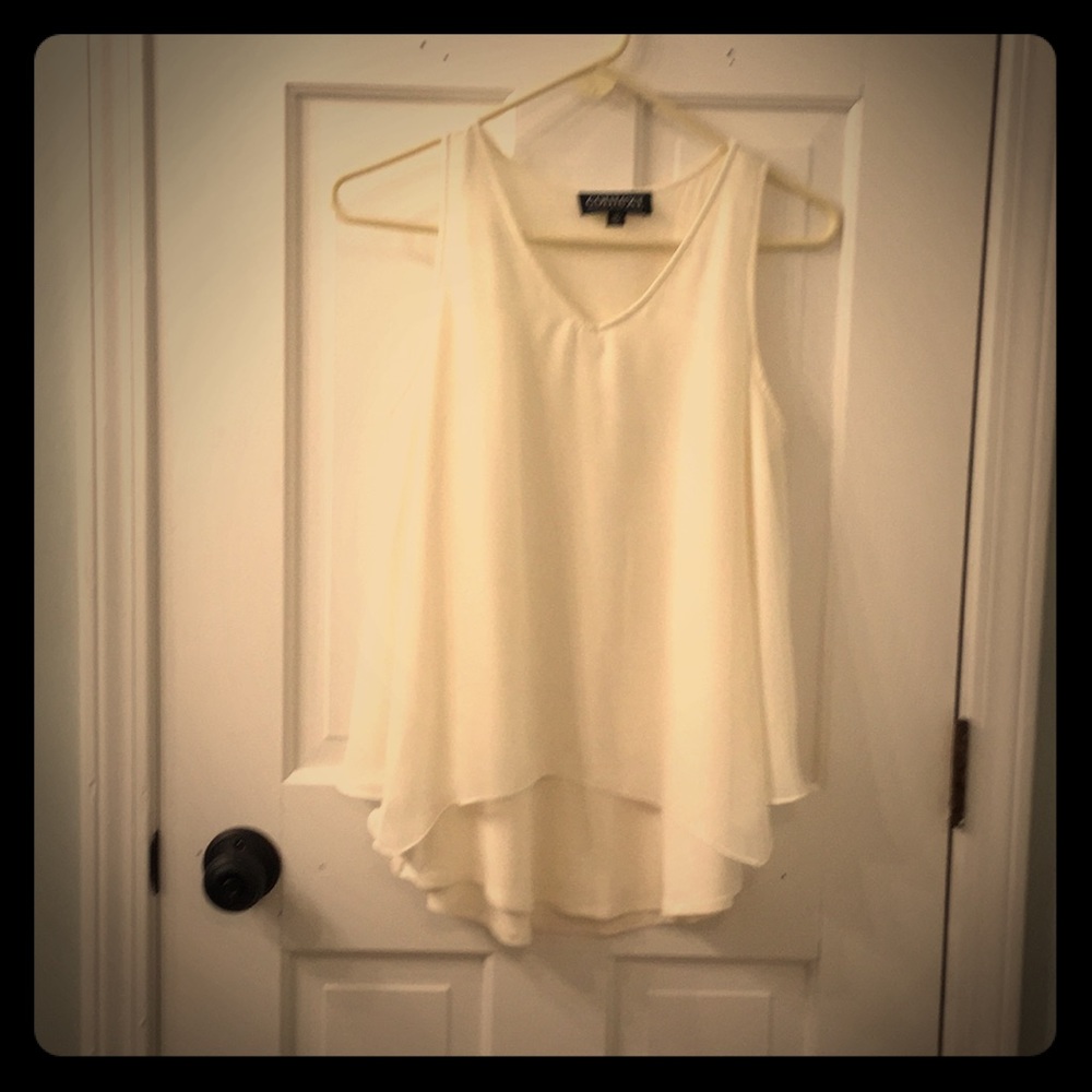 Context swing back flare tank